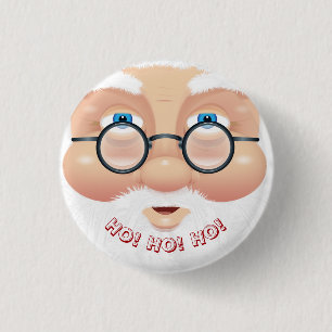 Weihnachtsfeier mit dem Weihnachtsmann Button