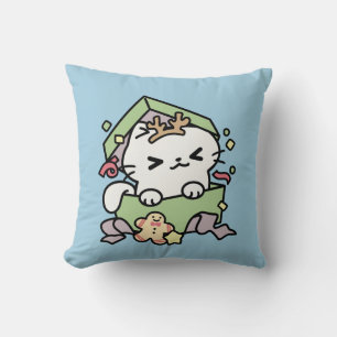 Weihnachtsfeier mit Purr-ty-Time Cat Kissen