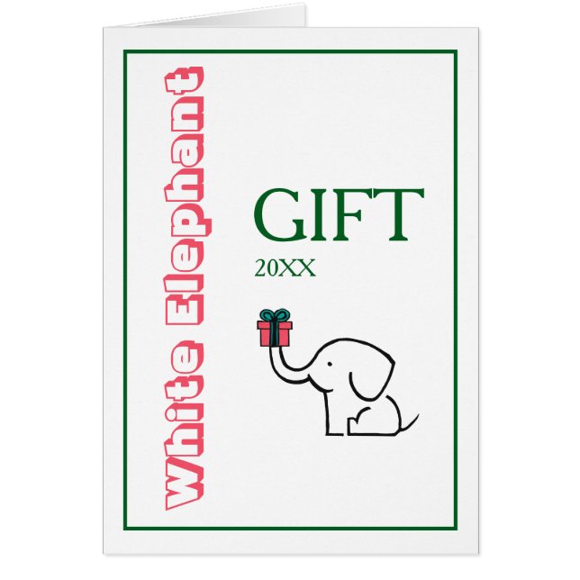 Weihnachtsfeier mit Weißer-Elefant-Geschenktaustau (Vorne)