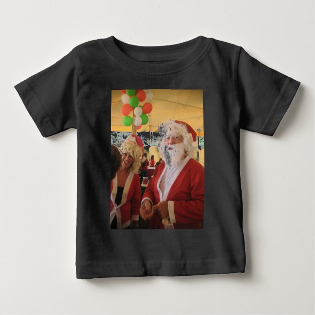 Weihnachtsfeier & Mrs. Claus - Feierlichkeiten Baby T-shirt (Vorderseite)