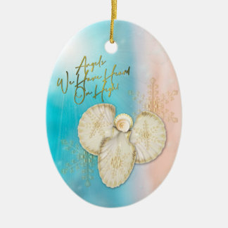 Weihnachtsfeier Muschel Angel Ornament