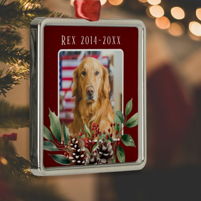 Weihnachtsfeier Ornament Aus Metall (Pet Christmas Memorial Ornament)