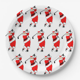 Weihnachtsfeier Pappteller
