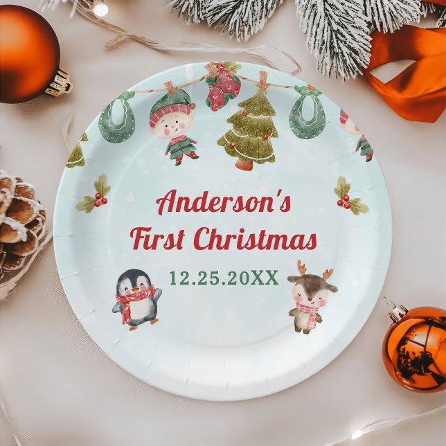 Weihnachtsfeier Pappteller (Von Creator hochgeladen)