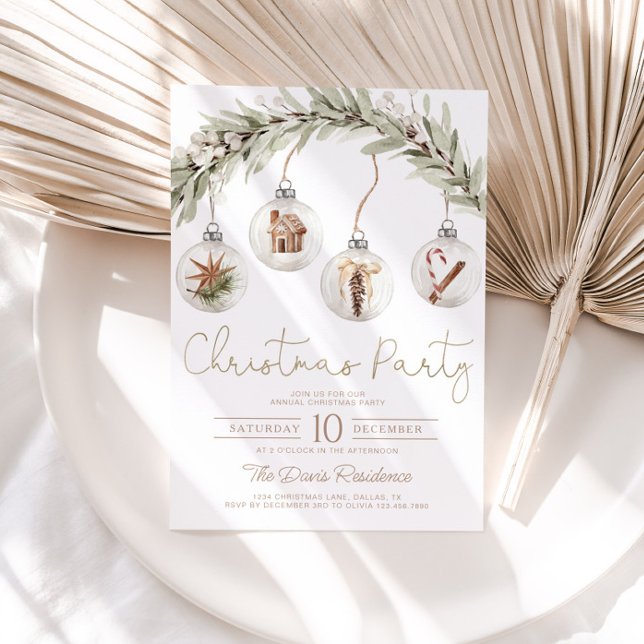 Weihnachtsfeier-Party Einladung (Von Creator hochgeladen)