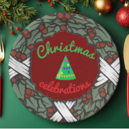 Weihnachtsfeier Party Teller