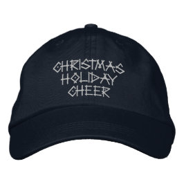 Weihnachtsfeier Perfekte Marinefarbe-Mütze Bestickte Baseballkappe