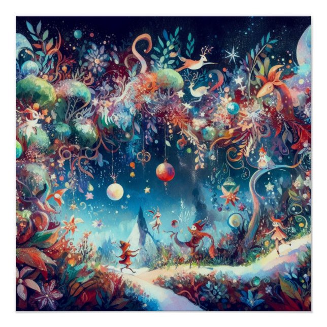 Weihnachtsfeier Poster (Vorderseite)