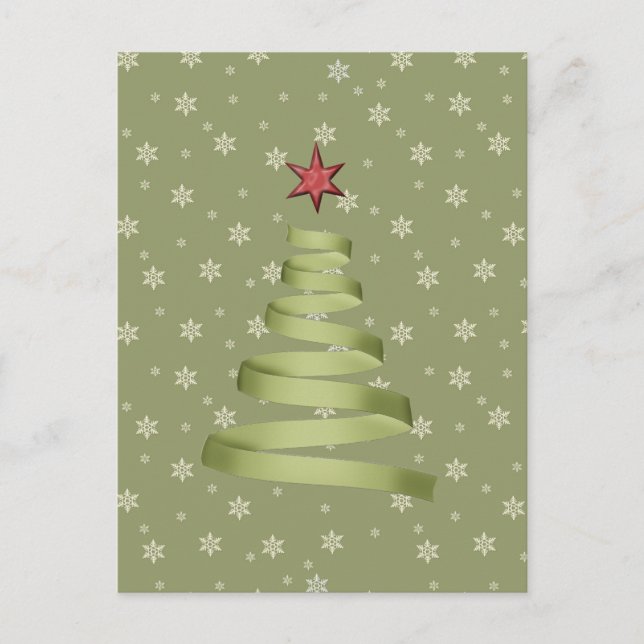 Weihnachtsfeier Postkarte (Vorderseite)