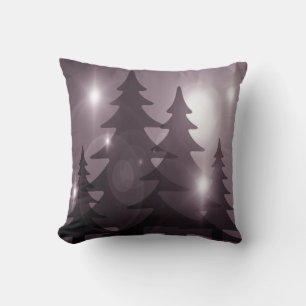 Weihnachtsfeier Rosa Bäume Feiertag Winter Elegant Kissen