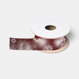 Weihnachtsfeier Rotes Rentier Winterferien Satinband