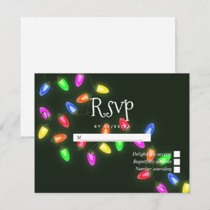 Weihnachtsfeier RSVP Karte