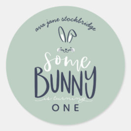 Weihnachtsfeier Runder Aufkleber