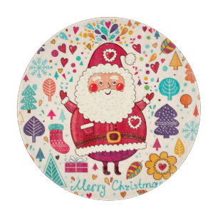 Weihnachtsfeier Schneidebrett