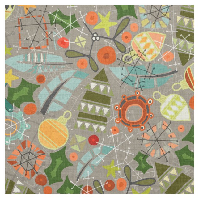 Weihnachtsfeier Silber Stoff (Muster)