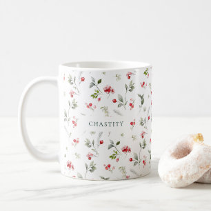 Weihnachtsfeier Tasse mit Red Berry Bouquet