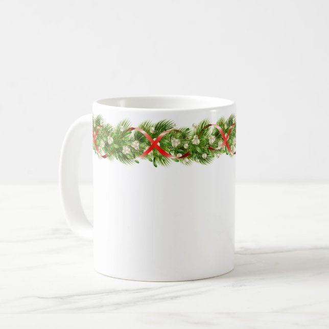 Weihnachtsfeier Tasse Tasse (Vorderseite Links)