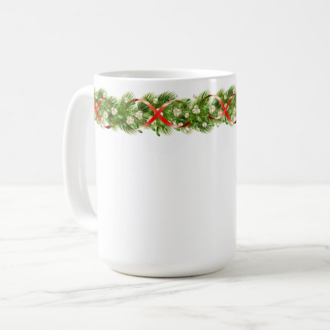 Weihnachtsfeier Tasse Tasse (Vorderseite Links)