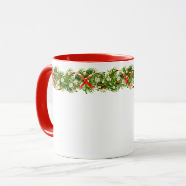Weihnachtsfeier Tasse Tasse (Vorderseite Links)