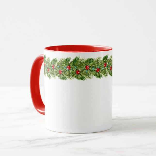 Weihnachtsfeier Tasse Tasse (Vorderseite Links)