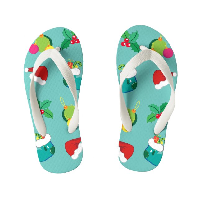 Weihnachtsfeier von Flip Flops (Fußbett)