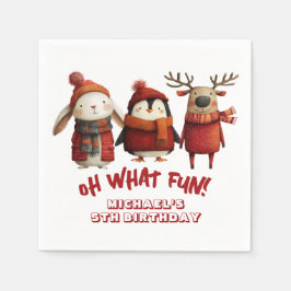 Weihnachtsfeier Weihnachten Kinder Geburtstagspart Serviette