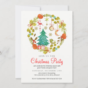 Weihnachtsfeier Weihnachten Party Einladung