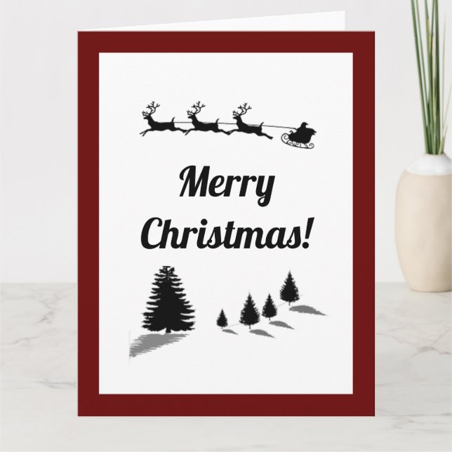 Weihnachtsfeier Weihnachten Weihnachten Weihnachte Karte (Vorderseite)