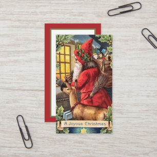 Weihnachtsfeier Weihnachten Weihnachtsfeiertag  Visitenkarte