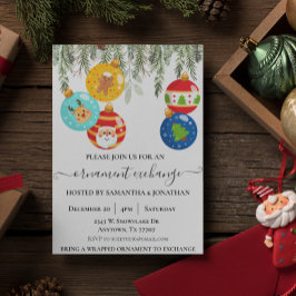 Weihnachtsfeier Weihnachtsaustausch Einladung