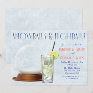 Weihnachtsfeier Weihnachtscocktails Einladung