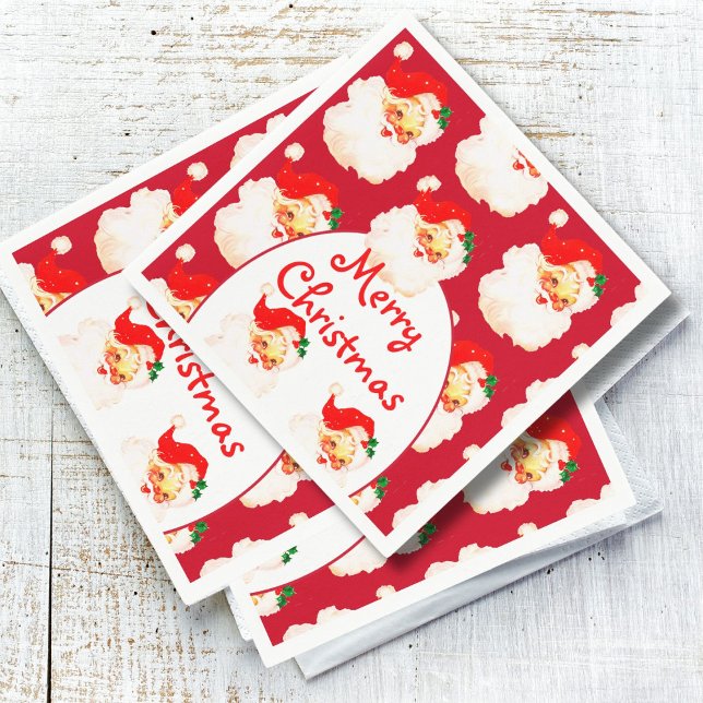 Weihnachtsfeier Weihnachtsfeier Weihnachtsmann Rot Serviette (Von Creator hochgeladen)