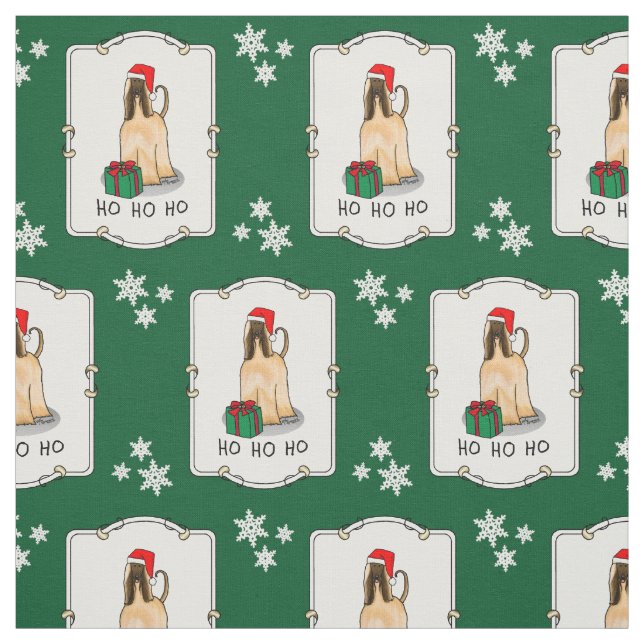 Weihnachtsfeier Weihnachtsmannmütze Afghanischer H Stoff (Muster)