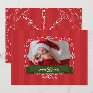 Weihnachtsfeier Whimsical Foto-Einladung Einladung