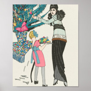 Weihnachtsfeier Wohngestaltung   Weihnachtsbaum Poster