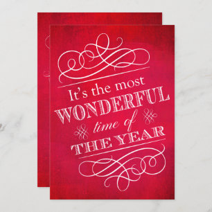 Weihnachtsfeier Wunderschöne Zeit des Jahres Einladung