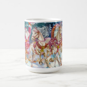 Weihnachtsfeierabend mit dem magischen Pferdeschli Kaffeetasse