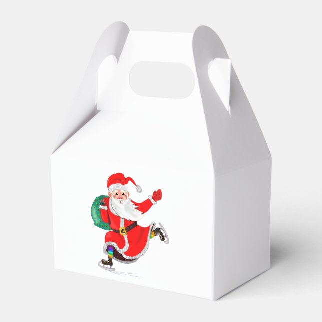 Weihnachtsfeierliche Geschenkboxen Geschenkschachtel (Rückseite)