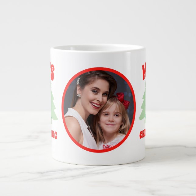 Weihnachtsfeierliche Tasse der personalisierten Ma (Vorderseite)