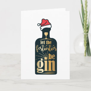 Weihnachtsfeierlichkeiten BeGin Spaß Feiertagskarte