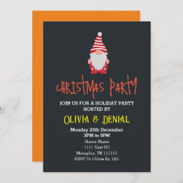 Weihnachtsfeierlichkeiten in Gnome Feiertagskarte