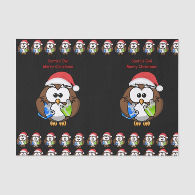 Weihnachtsfeierlichkeiten Seidenpapier (Vorderseite)