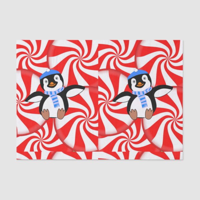 Weihnachtsfeierlichkeiten Seidenpapier (Vorderseite)