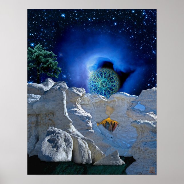 Weihnachtsfeiermagie Poster (Vorne)