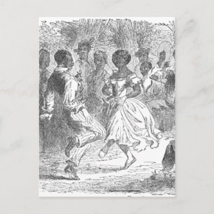 Weihnachtsfeiern auf einem Louisiana-Anwesen Feiertagspostkarte