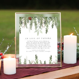 Weihnachtsfeiern in der Rolle der Favors Tabletop- Poster