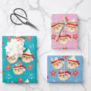 Weihnachtsfeiern + Kekse Weihnachtsgeschenke Wrapp Geschenkpapier Set
