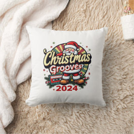 Weihnachtsfeiern Retro Kissen: Gemütlicher Urlaub  Kissen