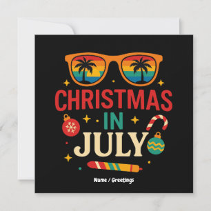 Weihnachtsfeiern Weihnachten im Juli Einladung