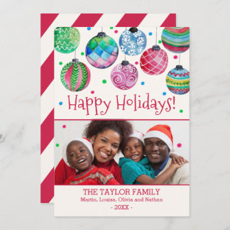 Weihnachtsfeiern Weihnachts-Foto Feiertagskarte